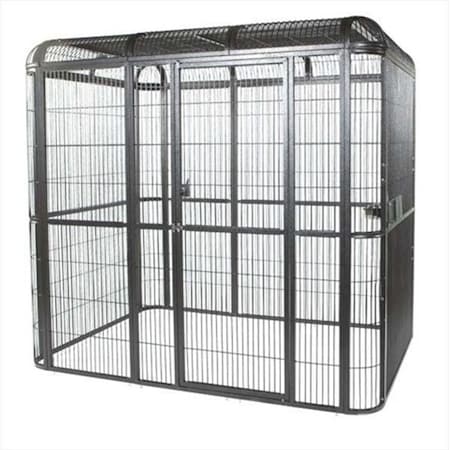 A&E Cage A&E Cage WI8662 Black Walk In Aviary WI8662 Black